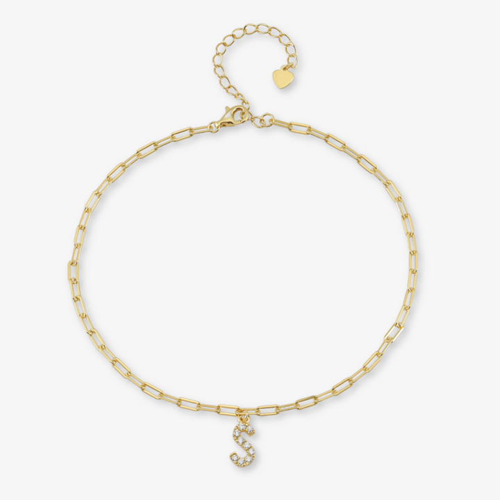 Linkchain Initials Anklet Luxury