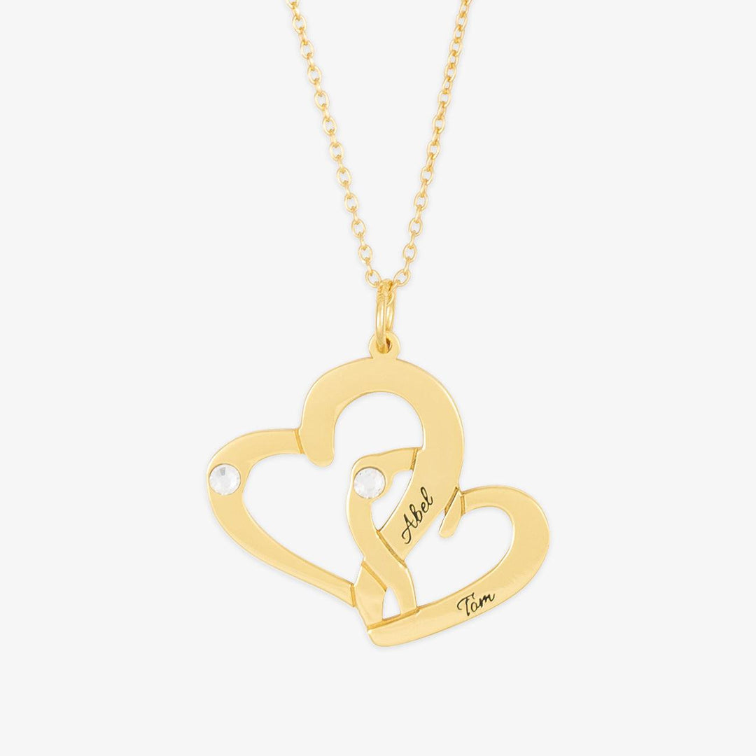 Double Heart Necklace - Herzschmuck