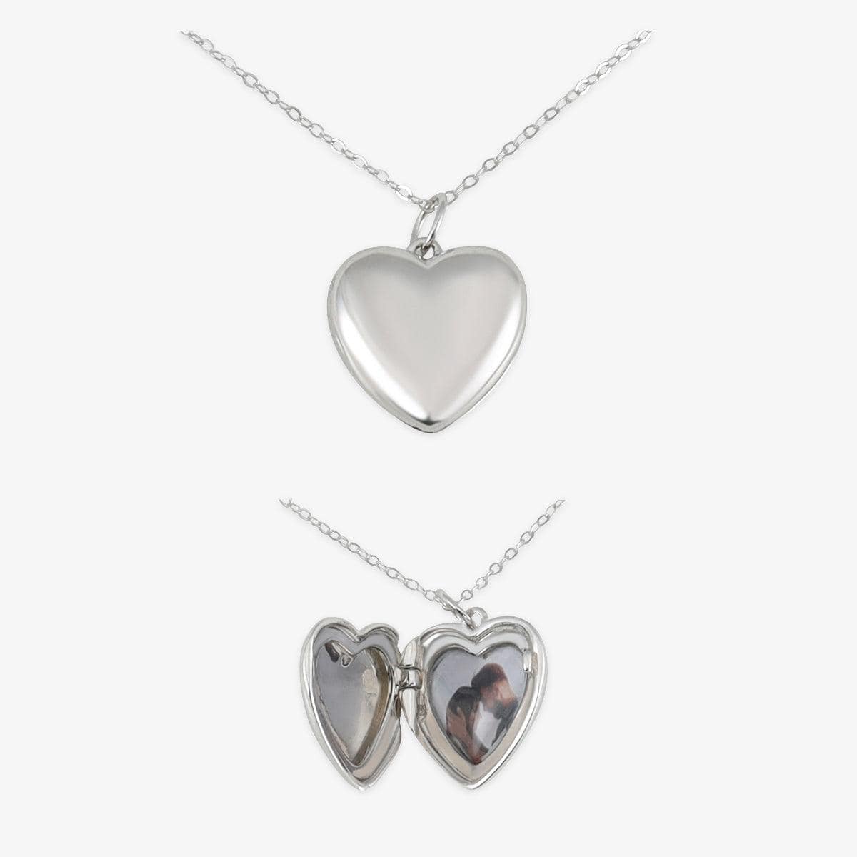 Personalized Heart Photo Locket Necklace - Herzschmuck