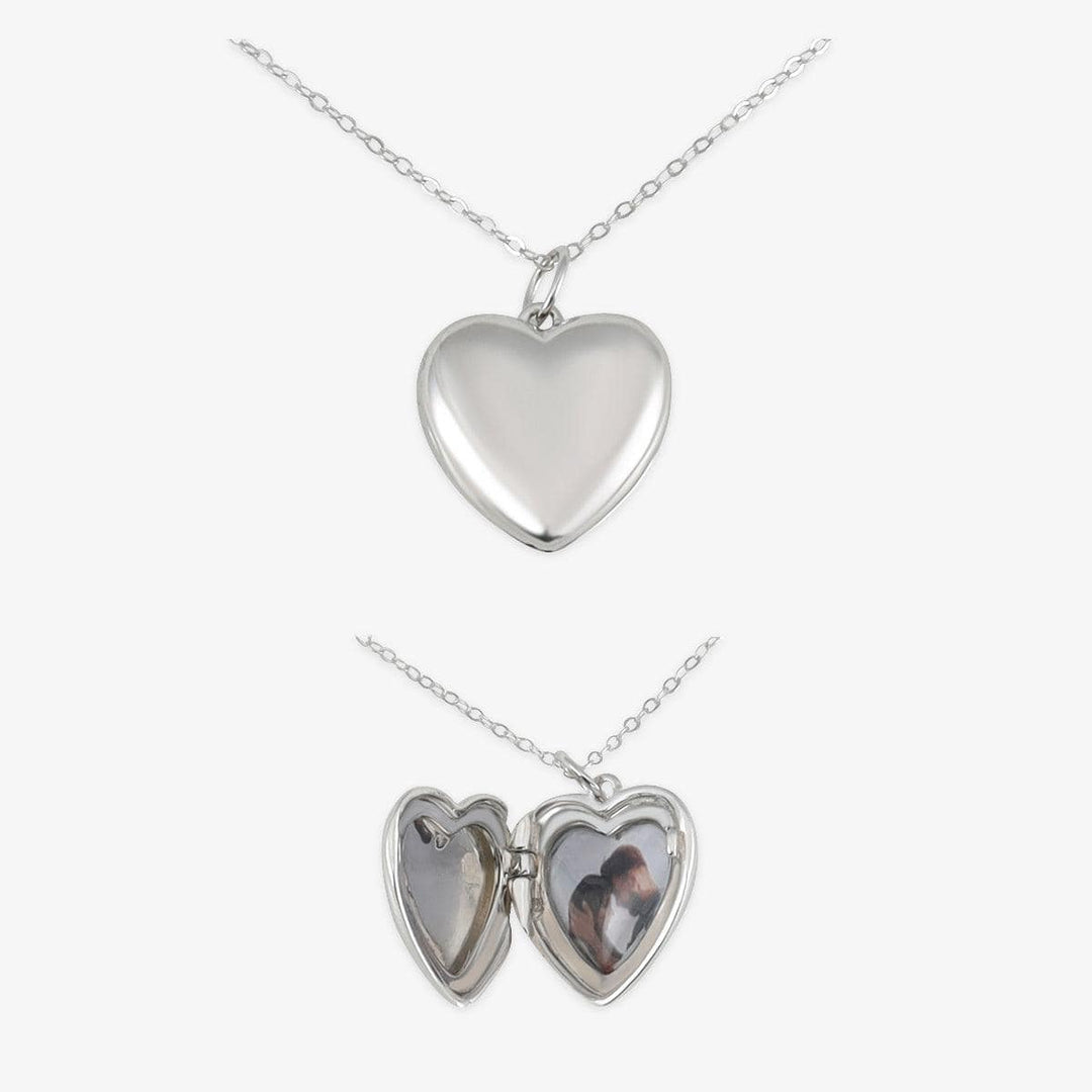 Personalized Heart Photo Locket Necklace - Herzschmuck