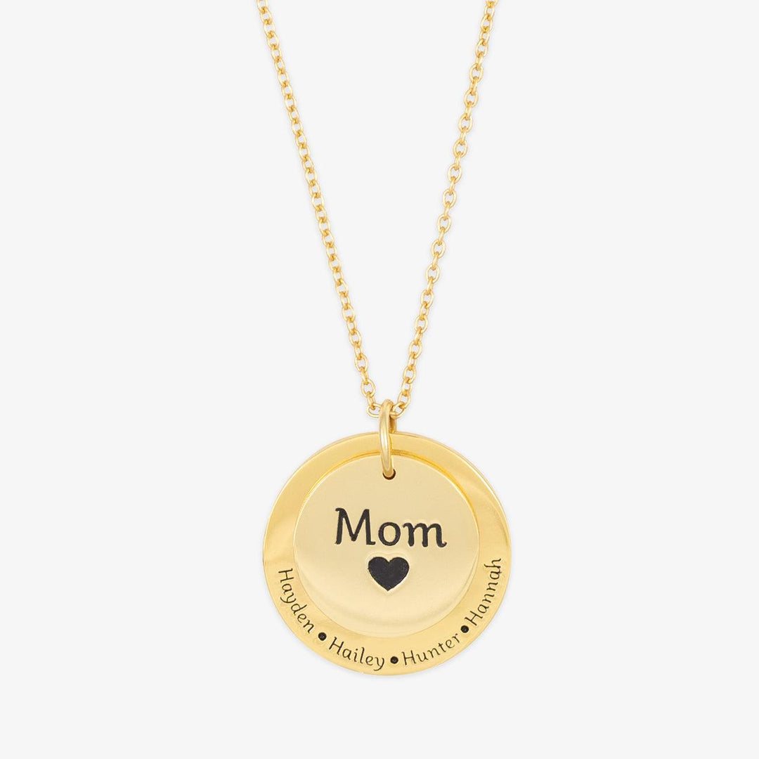 Heart-Centered Medallion Personalized Necklace - Herzschmuck