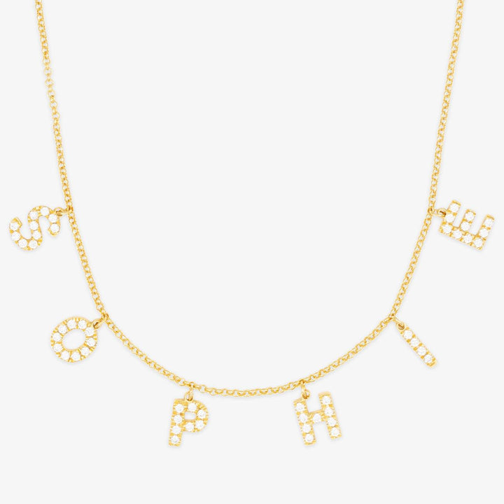 Lustrous Letter Luxe Necklace - Herzschmuck